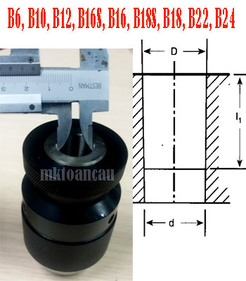 Cách xác định đầu kẹp mũi khoan chuẩn DIN