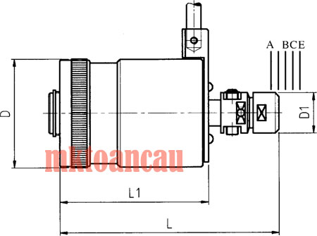 Đầu cặp ta ro cho may khoan GST-12