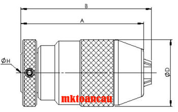 Kích thước đầu khoan Chumpower #130