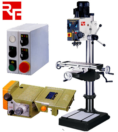 Máy khoan phay bán tự động Rongfu