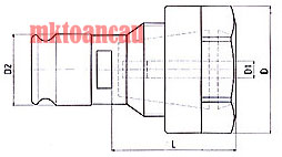 Đầu chuyển kiểu lắp nhanh TC qua ER Trademax Đài Loan