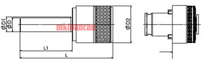 Bầu ta rô đuôi trụ vát D20A, D25A, D30A, D32A (Strain Shank -Side-Lock)