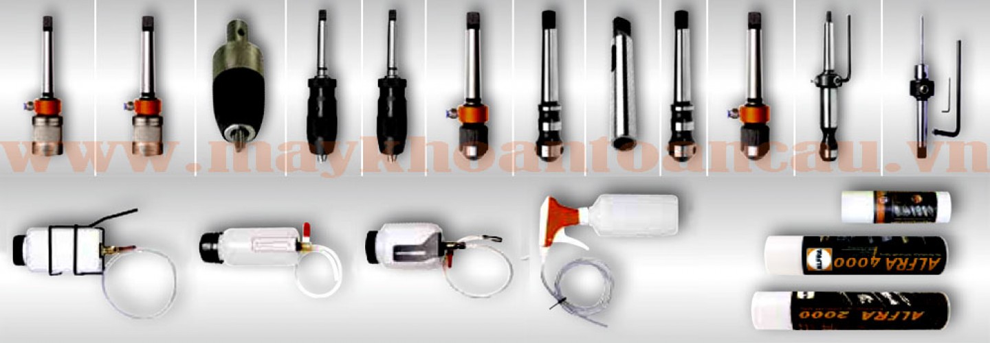 Các loại đầu cặp mũi khoan từ